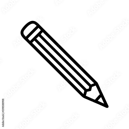 Pencil icons symbolize creativity and artistic expression. Essential for drawing, writing, and educational themes, these designs reflect the art of communication through simple tools.