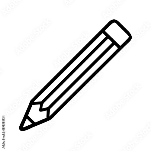 Pencil icons symbolize creativity and artistic expression. Essential for drawing, writing, and educational themes, these designs reflect the art of communication through simple tools.