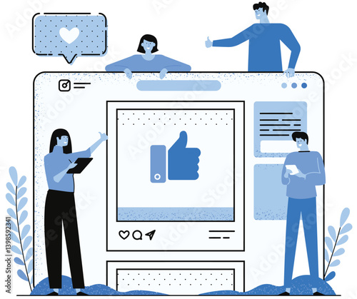 cartoon illustration people