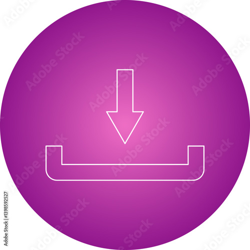 Download single vector illustration icon