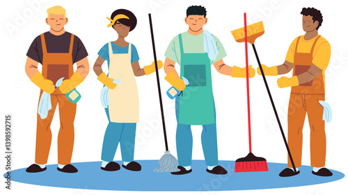 cartoon illustration people