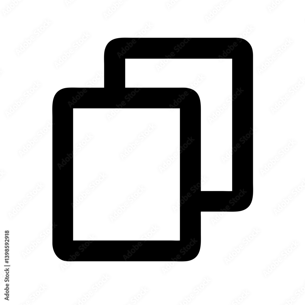 duplicate vector flat icon duplicate vector flat icon