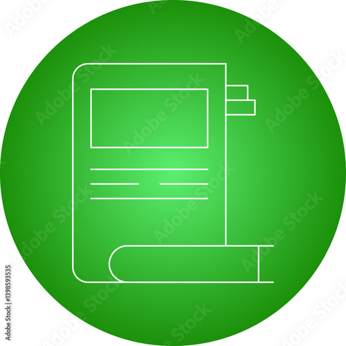 Literature single vector illustration icon
