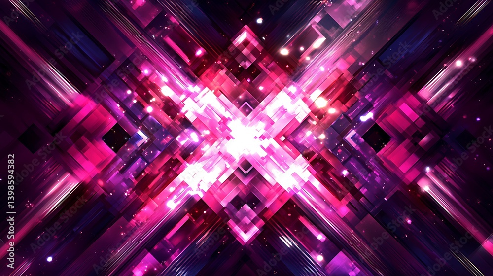 Abstract geometric design Abstract geometric design