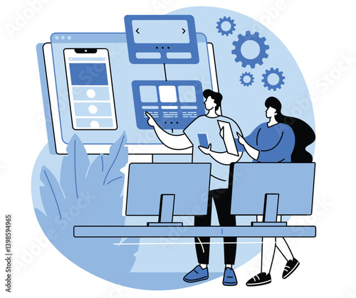 cartoon illustration people