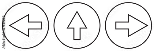 Free Download Set of One Way Only or This Way Only Blue Sign Round Floor Marking Adhesive Sticker Icon with Direction Arrow and Text. Vector Image. - GFXLoad