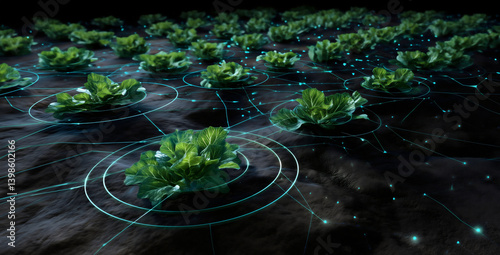 Wallpaper Mural Agriculture Farming Horticulture Cultivation Growth Lettuce Leaf Vegetable Crop Produce Yield Torontodigital.ca