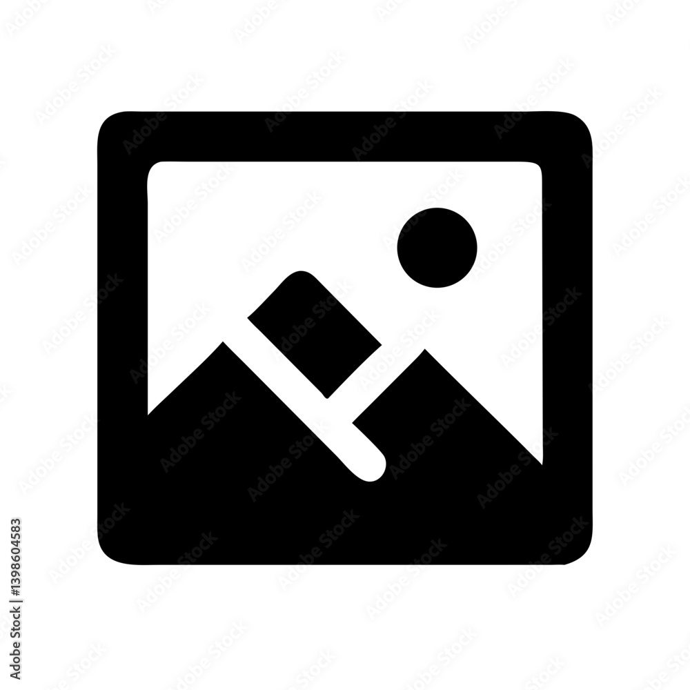 gallery vector flat icon gallery vector flat icon