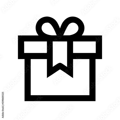 gift  vector flat icon