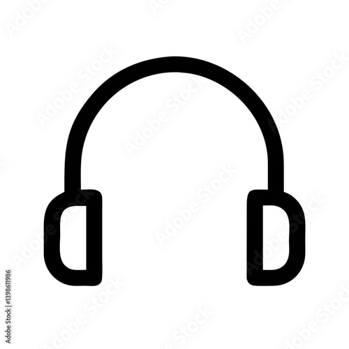 headphones  vector flat icon