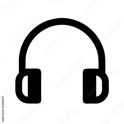 headphones  vector flat icon