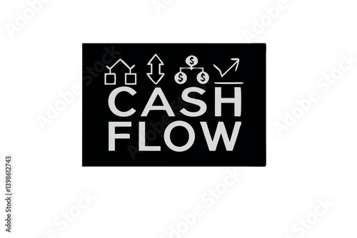Businesswoman presenting cash flow projections with visual graphs and data analysis in a modern office setting