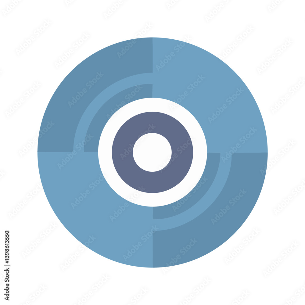 Compact Disc Icon for Music, Storage, and Digital Media Compact Disc Icon for Music, Storage, and Digital Media
