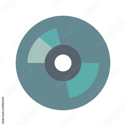 Compact Disc Icon for Music, Storage, and Digital Media