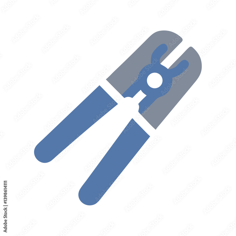 Crimping Icon for Tools, Electrical Work, and Wire Connections Crimping Icon for Tools, Electrical Work, and Wire Connections
