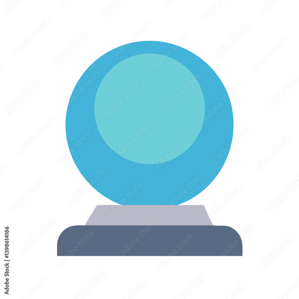 Crystal Ball Icon for Mysticism, Fortune Telling, and Magical Themes Crystal Ball Icon for Mysticism, Fortune Telling, and Magical Themes