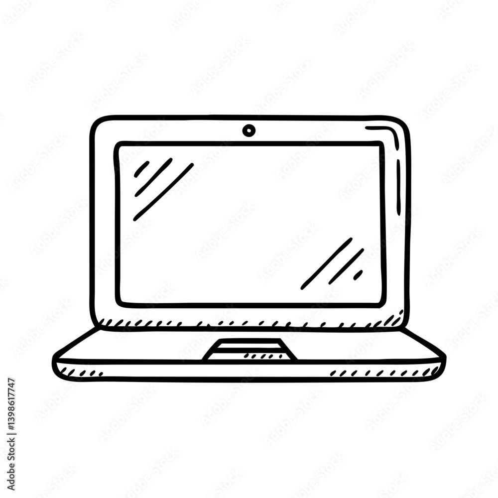 laptop icon, laptop vector illustration-simple illustration of laptop, perfect for laptop logos and icons