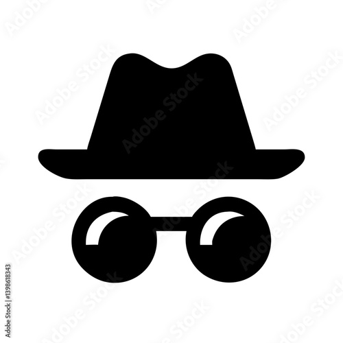 incognito  vector flat icon