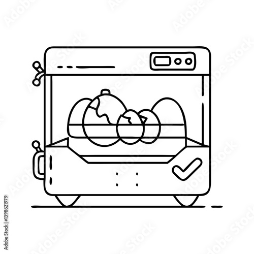 incubator icon, incubator vector illustration-simple illustration of incubator, perfect for incubator logos and icons