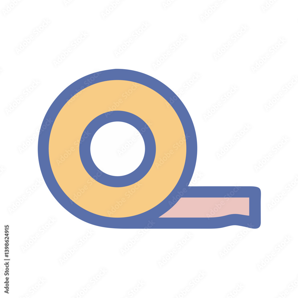Insulating Tape Icon for Electrical, Safety, and Protection Insulating Tape Icon for Electrical, Safety, and Protection
