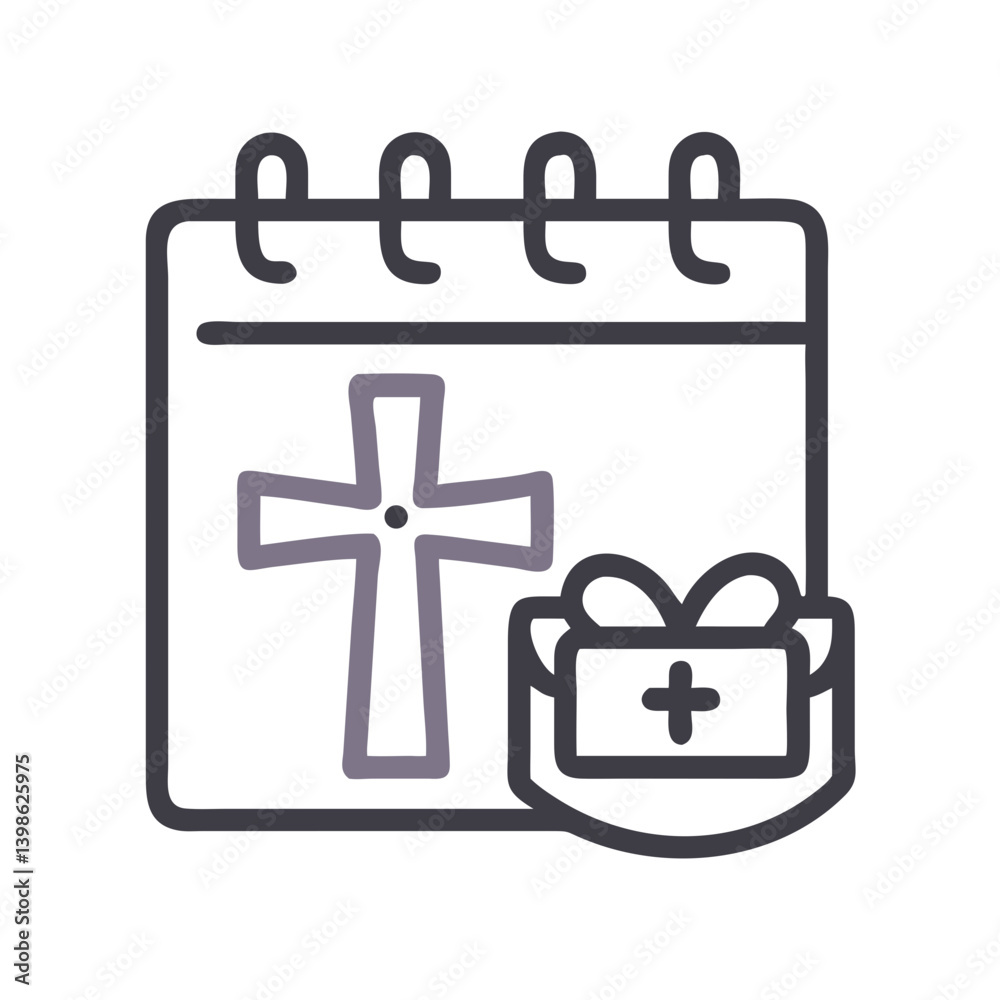 Lent Icon for Spirituality, Faith, and Reflection Lent Icon for Spirituality, Faith, and Reflection