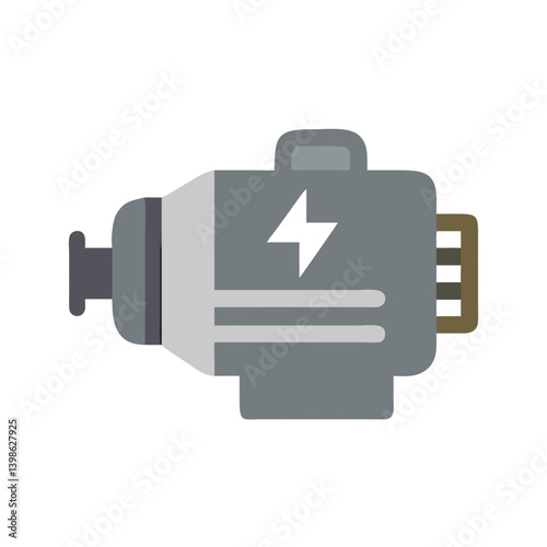 Motor Icon for Engineering, Machinery, and Vehicle Design