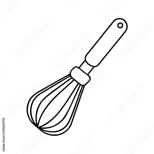 whisk icon, whisk vector illustration-simple illustration of whisk, perfect for whisk logos and icons