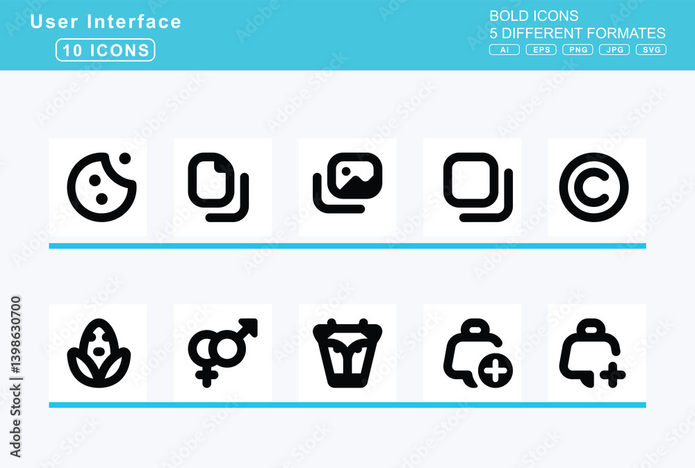 Set of 5 bold user interface icons, cloud, share, icon, flat, vector, showers, heavy, sleet, clouds, moon, snow, sun Set of 5 bold user interface icons, cloud, share, icon, flat, vector, showers, heavy, sleet, clouds, moon, snow, sun