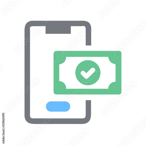 Payment Icon for Financial Transactions and Digital Wallet Systems