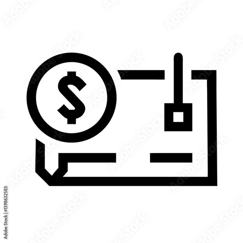 money check edit alt  vector flat icon