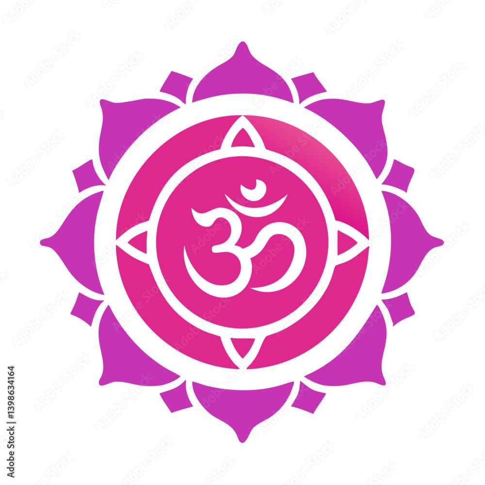 Sahasrara Icon for Spirituality and Enlightenment Sahasrara Icon for Spirituality and Enlightenment