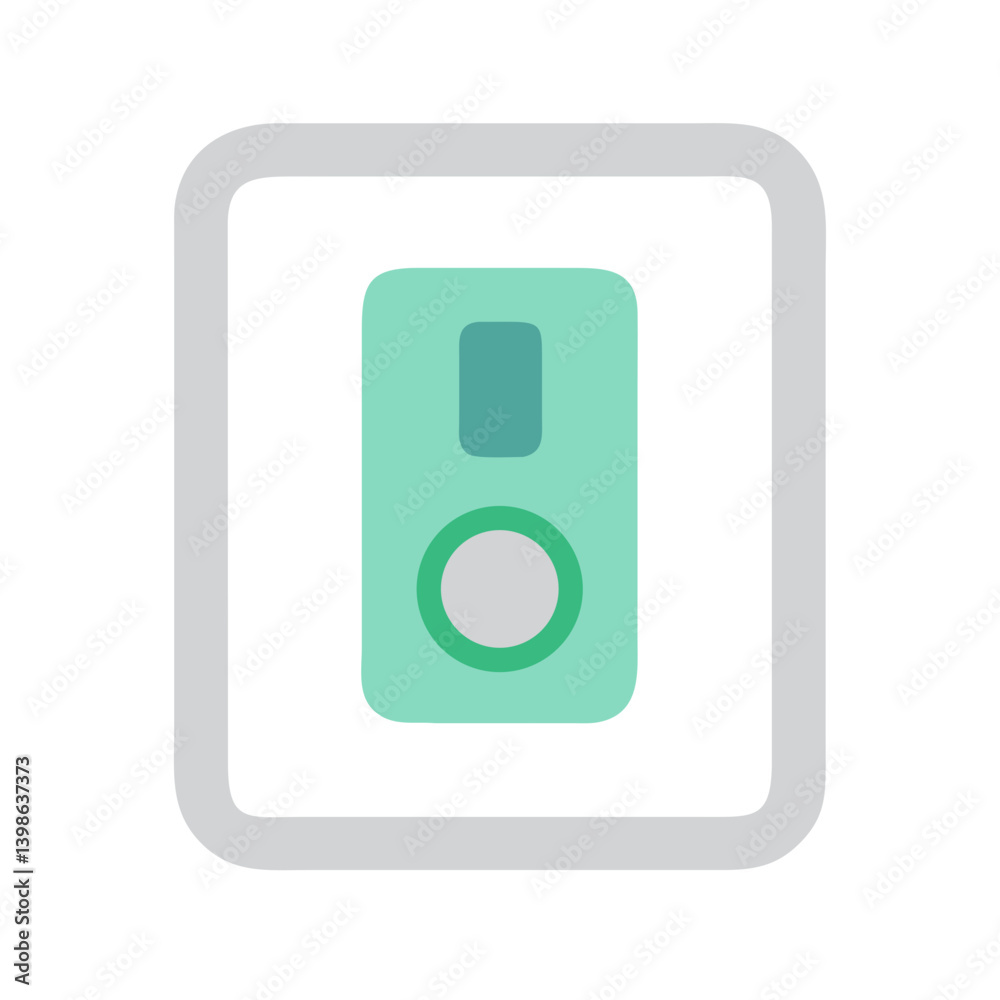 Simple and Modern Switch Icon for Easy Control