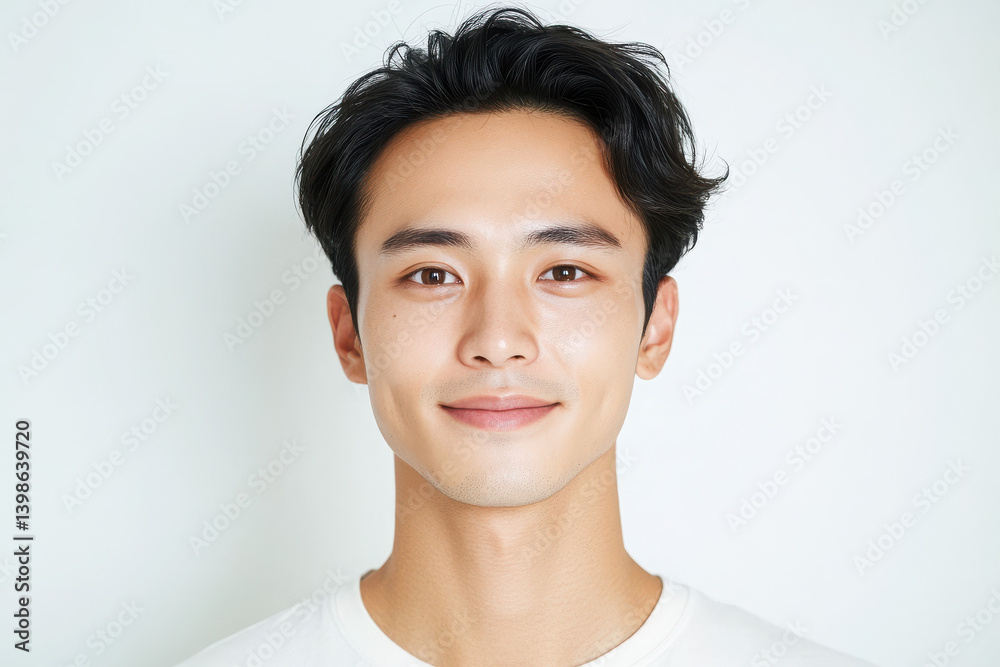 Smiling young man with healthy skin and hair. Smiling young man with healthy skin and hair.