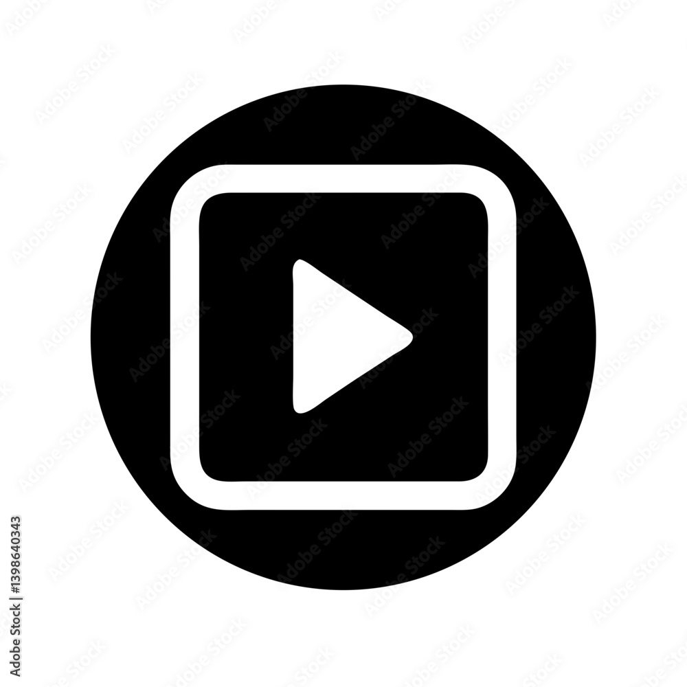 play alt vector flat icon play alt vector flat icon