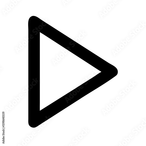 play  vector flat icon