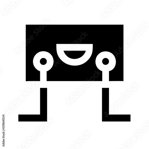 premiere glyph  vector flat icon