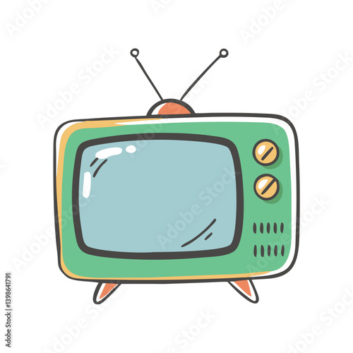 television icon, television vector illustration-simple illustration of television, perfect for television logos and icons