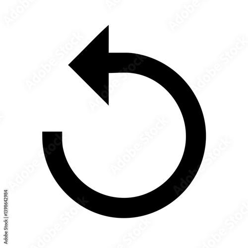 redo alt  vector flat icon