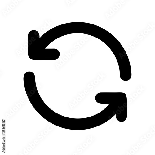 refresh  vector flat icon