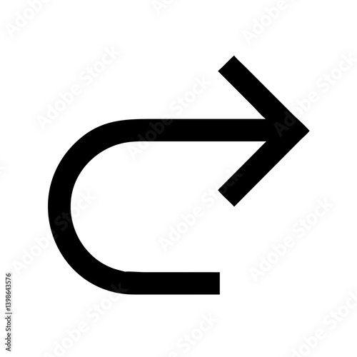 reply all glyph  vector flat icon