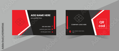 Corporate business card design and creative unique business template design