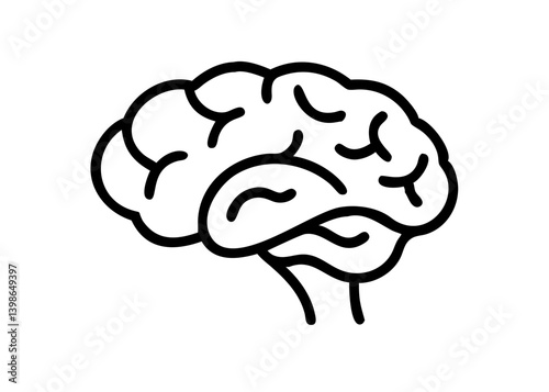 Icons of organs. brain.