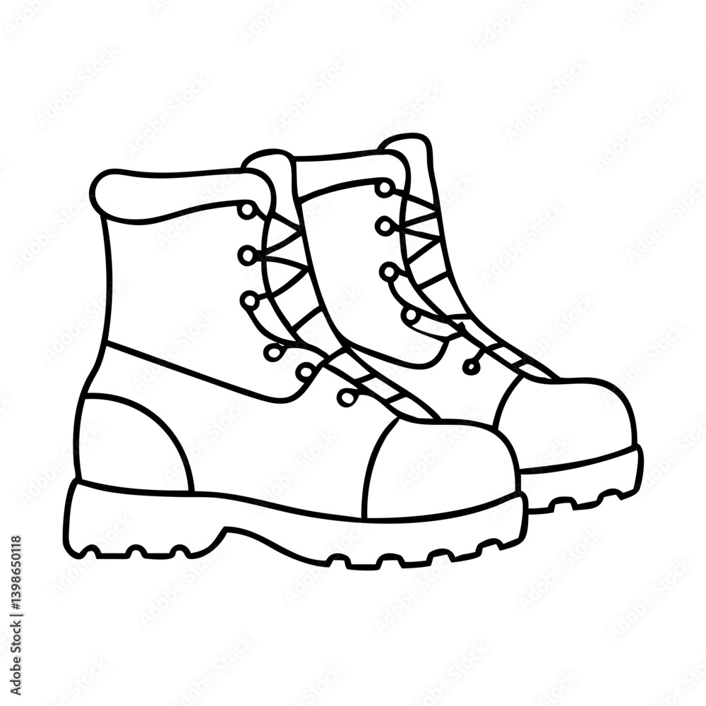hiking boots icon, hiking boots vector illustration-simple illustration of hiking boots, perfect for hiking boots logos and icons hiking boots icon, hiking boots vector illustration-simple illustration of hiking boots, perfect for hiking boots logos and icons