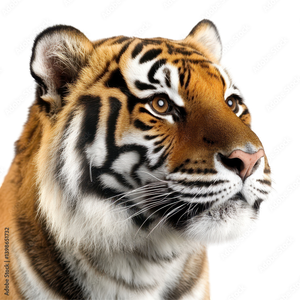 Fototapeta premium Tiger isolated on white background