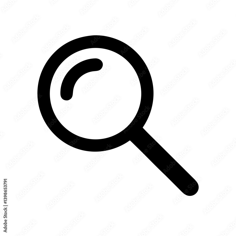 search alt  vector flat icon