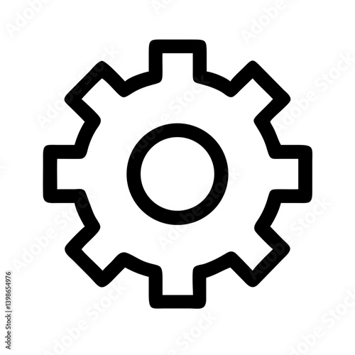 settings  vector flat icon