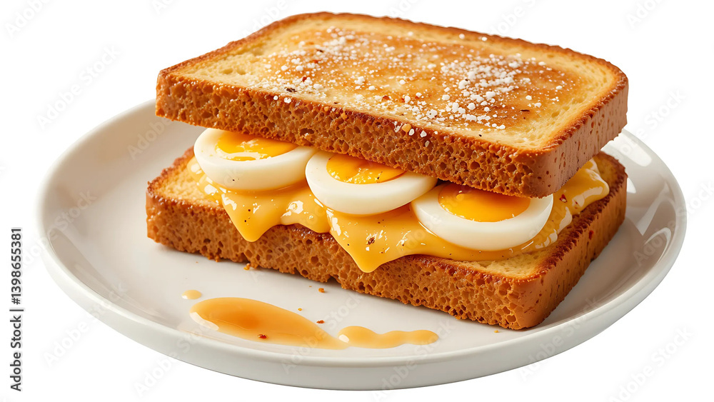 Singapore Kaya Toast with Soft-Boiled Egg Singapore Kaya Toast with Soft-Boiled Egg