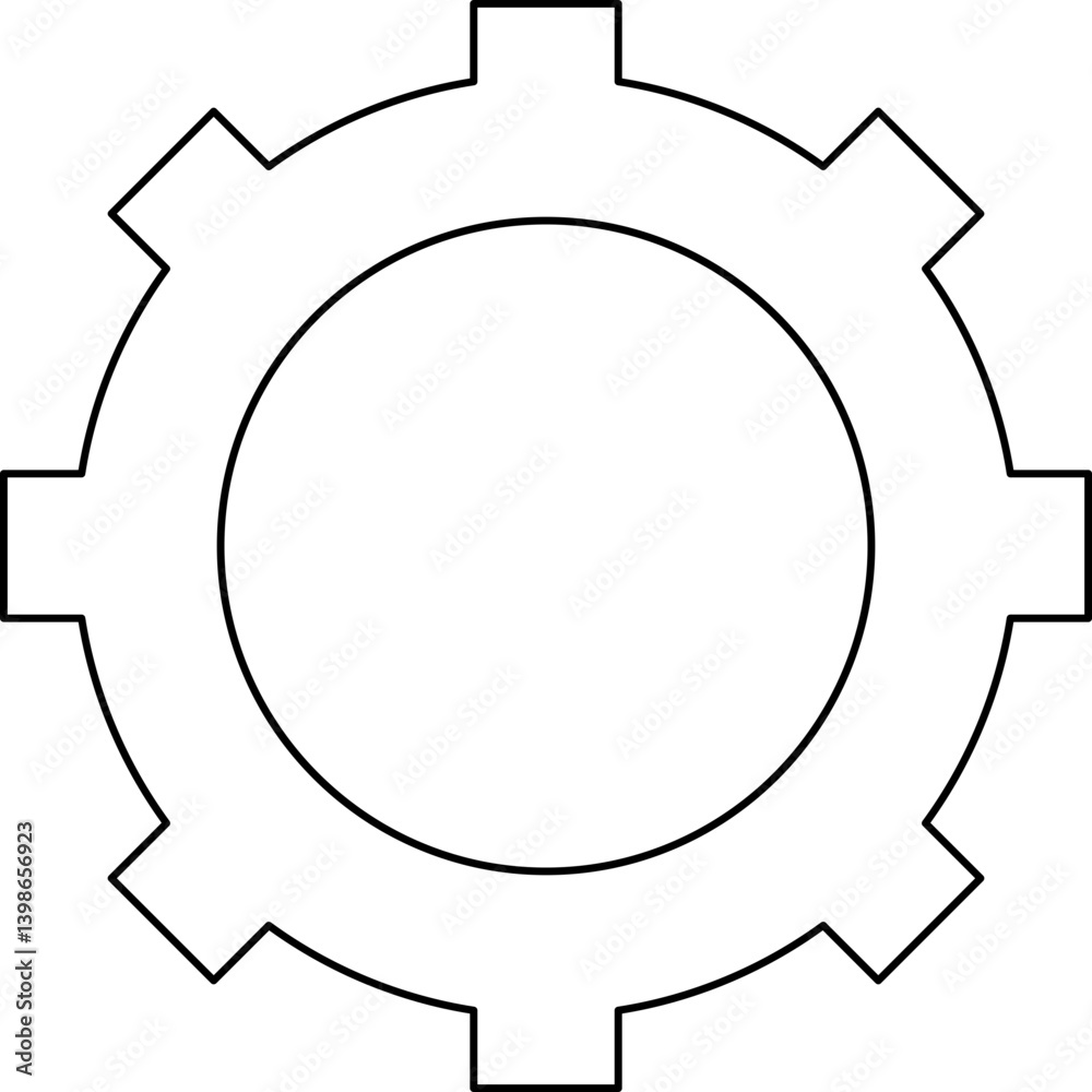 Setting single vector illustration icon Setting single vector illustration icon