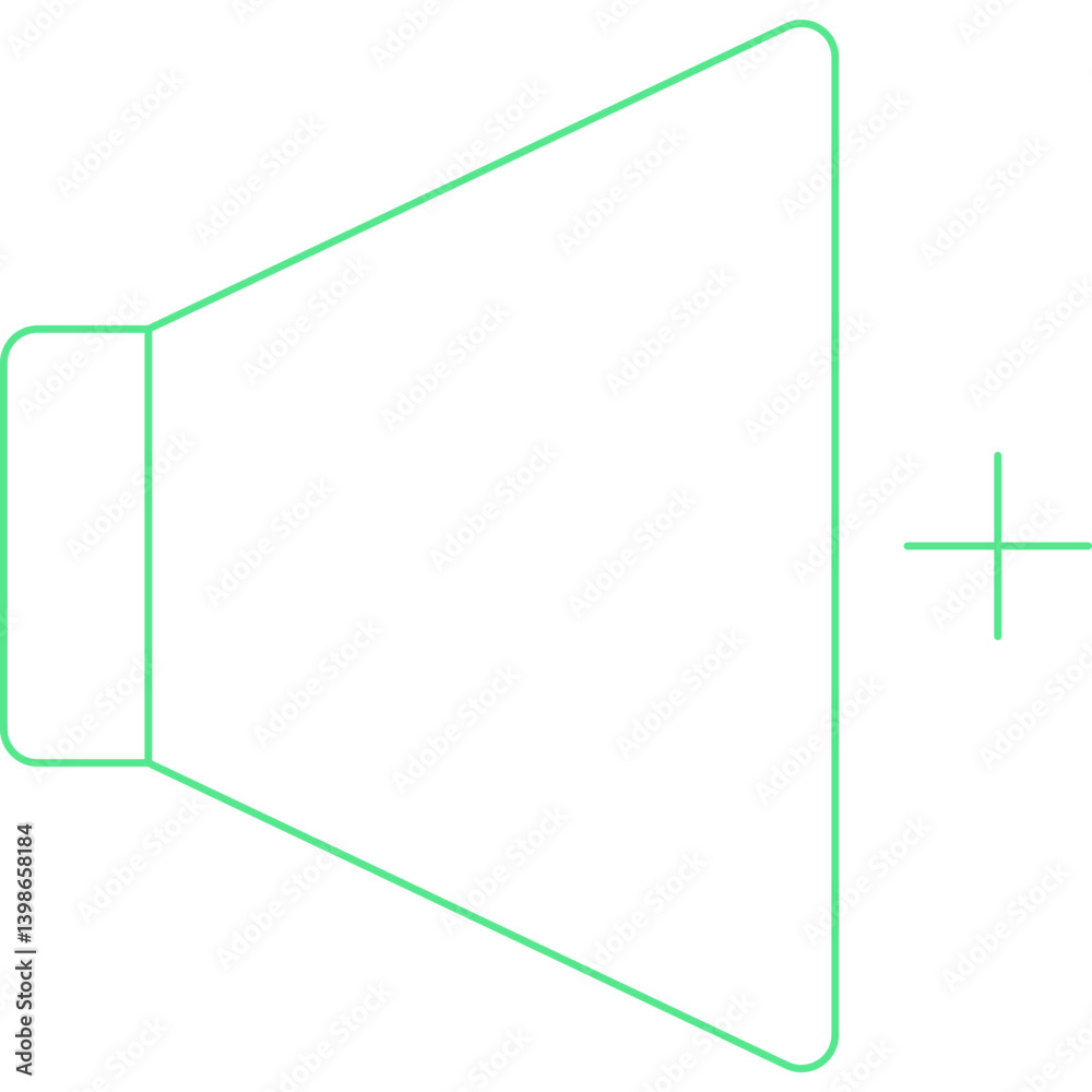 Volume Up single vector illustration icon Volume Up single vector illustration icon