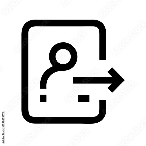 sign in alt  vector flat icon